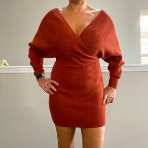 Thanksgiving sweater dress